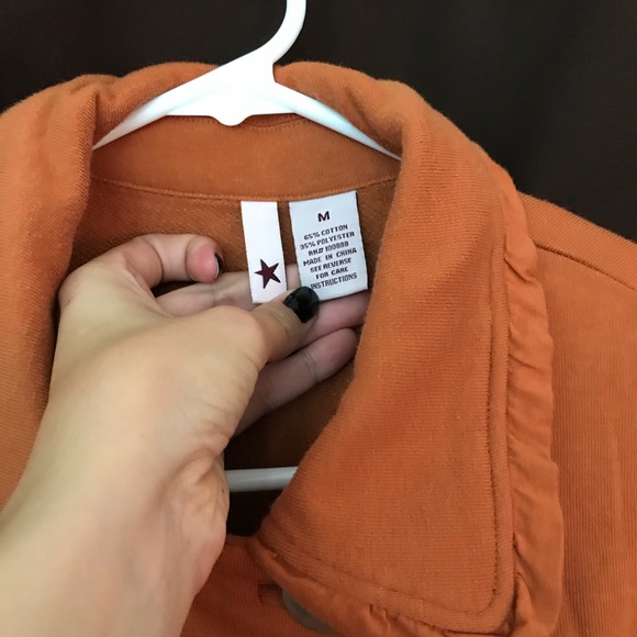 Orange long coat - Picture 2 of 3